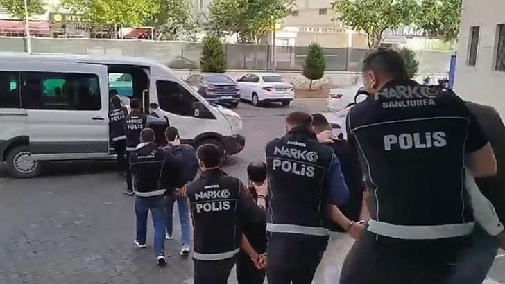 Şanlıurfa’da uyuşturucu operasyonuna 13 tutuklama