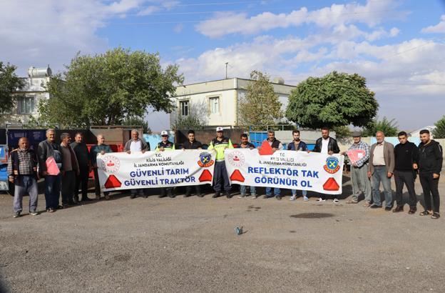 Kilis’te traktör sürücüleri kazalara karşı uyarıldı