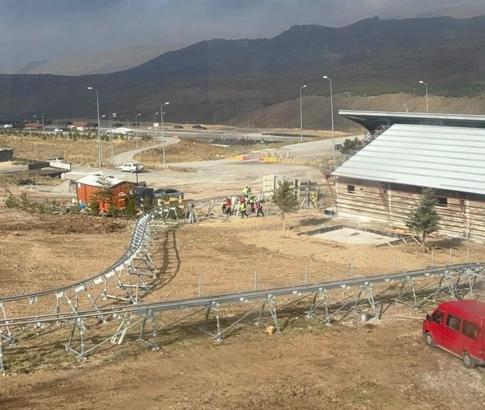 Erciyes’te dağ kızağı projesi çalışmaları sürüyor