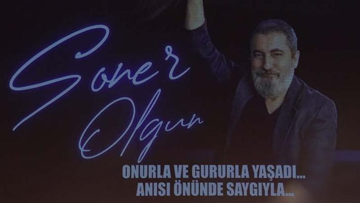 Soner Olgun için Harbiye Muhsin Ertuğrul Sahnesi'nde anma töreni yapıldı