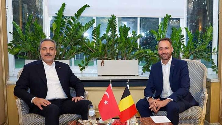 Bakan Fidan, Belçikalı mevkidaşı Prevot ile görüştü
