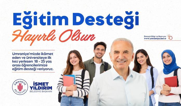 Ümraniye Belediyesi’nden üniversite öğrencilerine 20 bin TL eğitim desteği