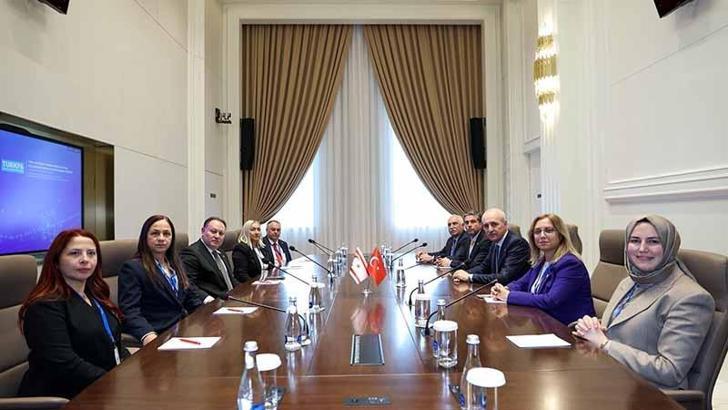 TBMM Başkanı Kurtulmuş, KKTC Cumhuriyet Meclisi Başkanı Öztürkler ile görüştü