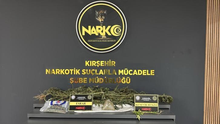 Kırşehir'de uyuşturucu operasyonu