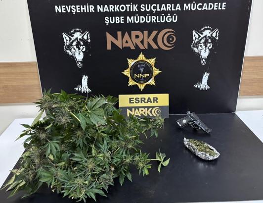 Nevşehir'de uyuşturucu operasyonunda 1 tutuklama