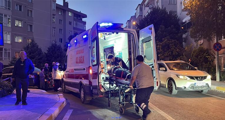 Otomobil ile çarpışan motosikletin sürücüsü yaralandı