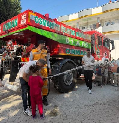 Çocuklar orman yangınına karşı bilinçlendirildi