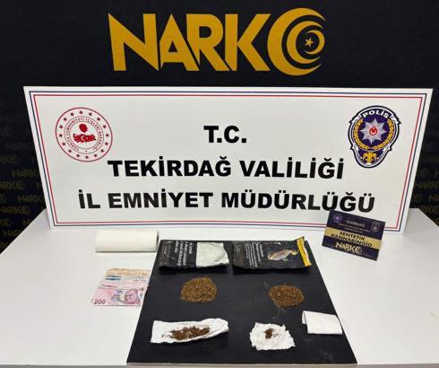 Tekirdağ'da uyuşturucu operasyonunda 45 tutuklama