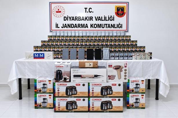 Diyarbakır’da kaçakçılık operasyonlarında 32 şüpheliye işlem