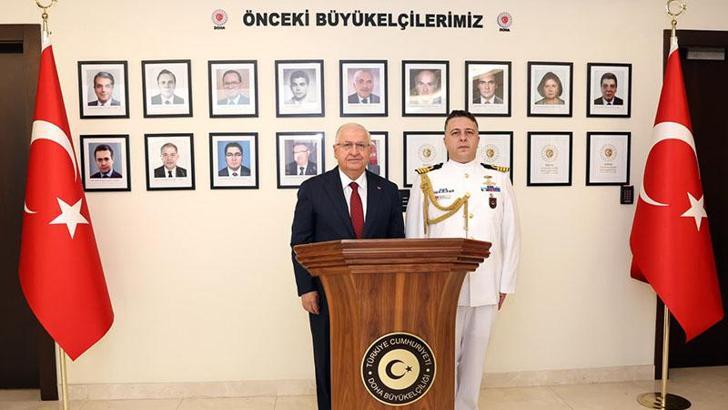 Milli Savunma Bakanı Güler, Doha Büyükelçiliği'ni ziyaret etti