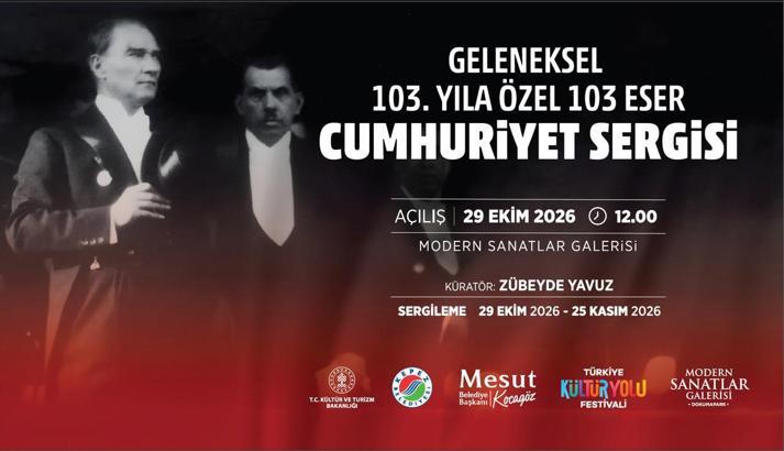 Kepez’de cumhuriyetin 103'üncü yılına özel sergi