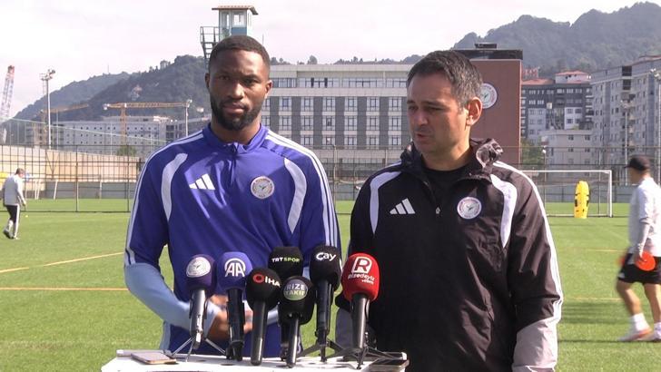 Çaykur Rizesporlu Sagnan: Taraftarımız önünde güzel sonuç almayı bekliyoruz