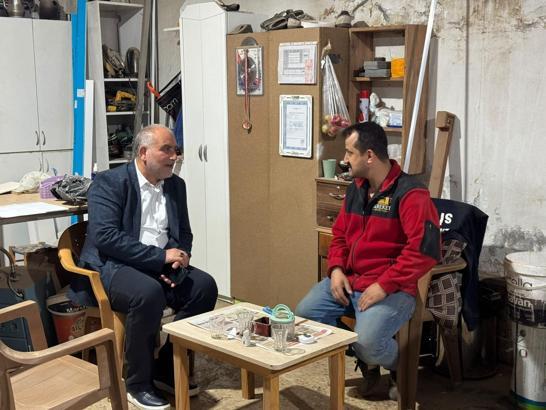 Başkan Sandıkçı, esnafla buluştu