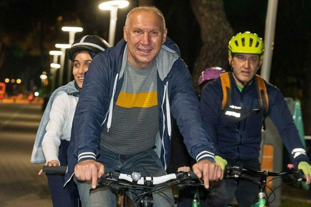 Görme engelliler Kültürpark’ta pedal çevirdi