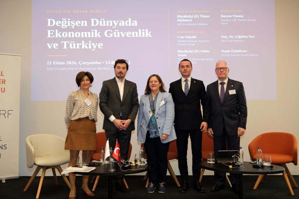 'Değişen Dünyada Ekonomik Güvenlik ve Türkiye', GİF-EGİAD panelinde ele alındı
