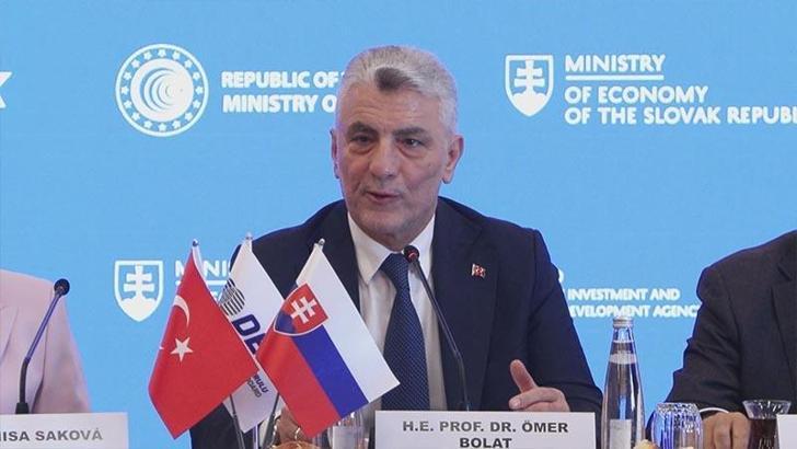 Bakan Bolat: Slovakya ile 5 milyar dolarlık ticaret hedefine gelecek yıl ulaşırız