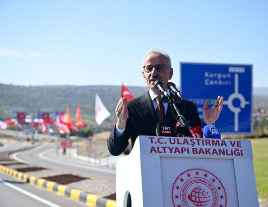 Bakan Uraloğlu: Korgun-Kurşunlu Yolu ile yıllık 560 milyon lira tasarruf sağlayacağız