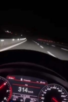 Hız ihlali yaptığı görüntüleri sanal medyada paylaşan sürücüye 25 bin TL ceza