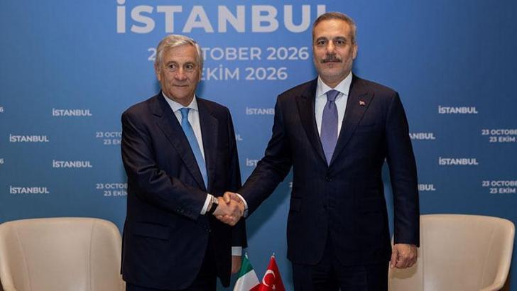 Bakan Fidan, İtalya Dışişleri Bakanı Antonio Tajani ile bir araya geldi