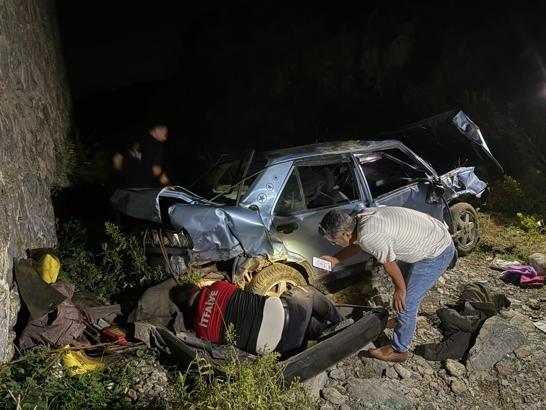 Osmaniye'de otomobil uçuruma düştü: 1 yaralı