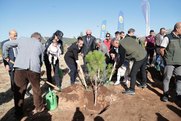 Muğla'da şehit polis Tayfun Baş anısına hatıra ormanı oluşturuldu
