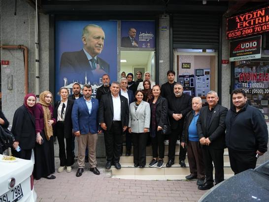 AK Parti İstanbul milletvekillerinden Ataşehir, Bahçelievler ve Sarıyer’e ziyaret
