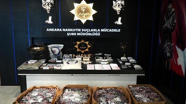 Ankara'da uyuşturucu operasyonlarında son 1 haftada 69 tutuklama