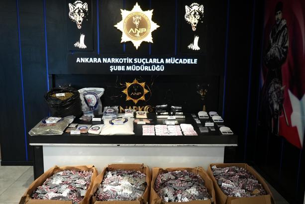 Ankara'da uyuşturucu operasyonlarında son 1 haftada 69 tutuklama