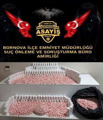 İzmir’de 43 bin 730 sentetik ecza ele geçirildi