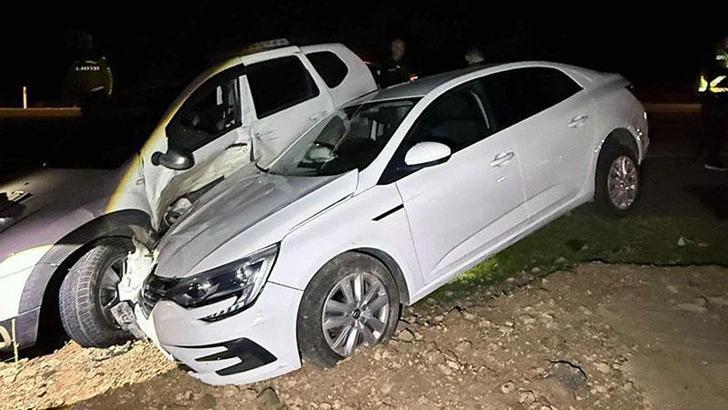 Mardin'de iki otomobil çarpıştı: 6 yaralı