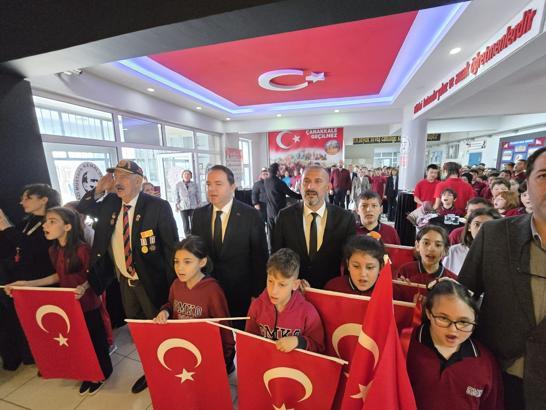 Öğrencilerin hazırladığı Çanakkale Şehitleri Köşesi törenle açıldı