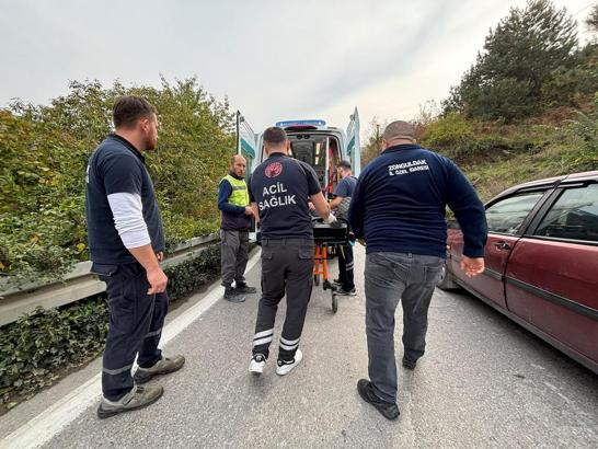Hastaneye gitmek için yola çıktığı aracının direksiyonunda baygın bulundu