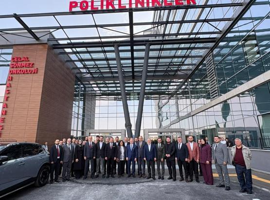 AK Parti heyeti Ali Osman Sönmez Devlet Hastanesi'ni ziyaret etti