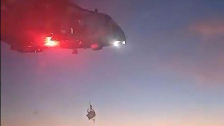 Cezayir açıklarında yaralanan Türk denizci helikopterle tahliye edildi