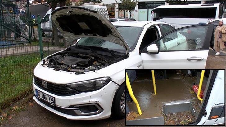 Tuzla’da caddeler göle döndü, araçlar yolda kaldı: Servis minibüslerinden 41 personel tahliye edildi
