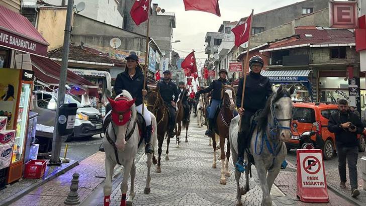 İnebolu'da 3'üncü İstiklal Yolu Atlı Yürüyüşü başladı