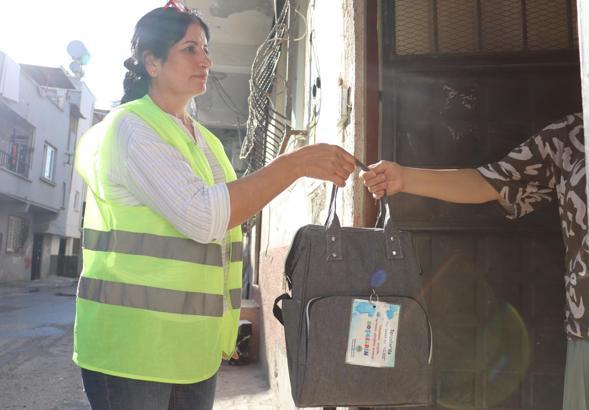 Toroslar'dan 1 yılda 936 aileye yenidoğan desteği