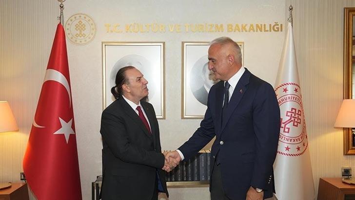 Bakan Ersoy, Devlet Opera ve Balesi Genel Müdürü Atilla'yı kabul etti