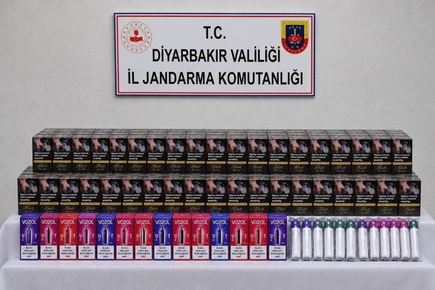 Diyarbakır’da kaçakçılık operasyonlarında 32 şüpheliye işlem