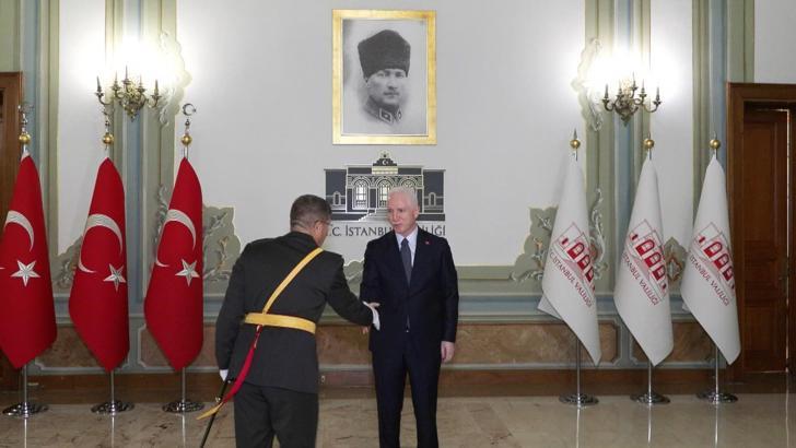 Vali Davut Gül, Cumhuriyet'in 103'üncü yılı kutlamaları kapsamında tebrikleri kabul etti