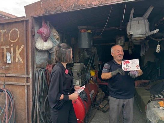Ordu’da çocuklardan Cumhuriyet Bayramı kutlaması