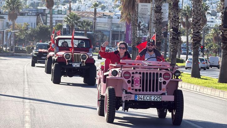 Bodrum’da 'Cumhuriyet' konvoyu