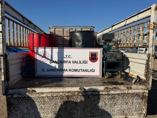 Viranşehir’de 650 litre kaçak akaryakıt ele geçti