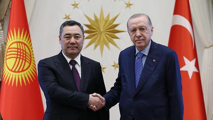 Cumhurbaşkanı Erdoğan, Kırgızistan Cumhurbaşkanı Caparov ile görüştü