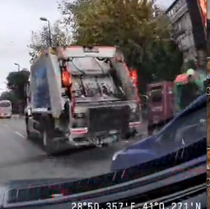 Bahçelievler'de yaya geçidinde beklemek istemedi, çöp kamyonuna çarptı