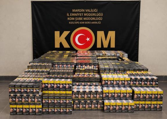 Mardin'de kaçak sigara operasyonunda 1 gözaltı