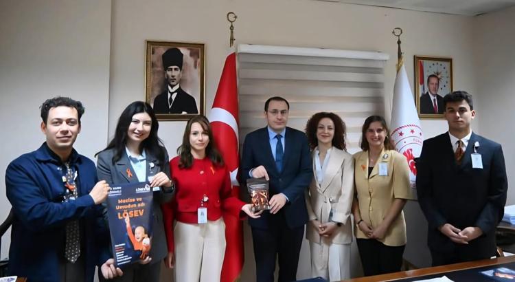 Kaymakam Türker, LÖSEV temsilcilerini kabul etti