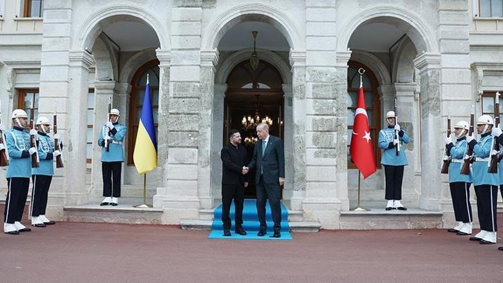 Cumhurbaşkanı Erdoğan ve Zelenskiy'in İstanbul'daki görüşmesi başladı