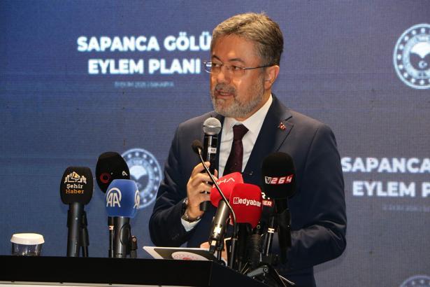 Bakan Yumaklı: Sapanca Gölü kötüye giderse, Kocaeli ve Sakarya susuz kalır
