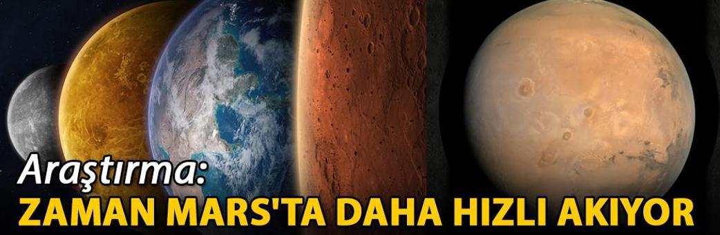 Araştırma: Zaman Mars'ta daha hızlı akıyor